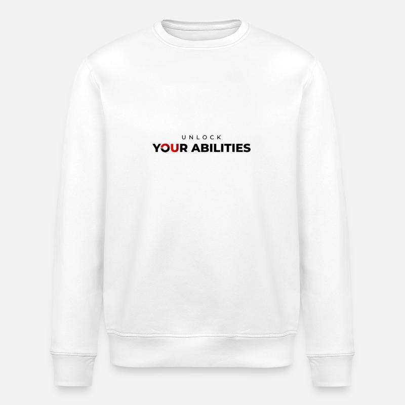 Débloquez vos capacités Premium - Sweat bio ROLLER Stanley/Stella Unisexe - blanc