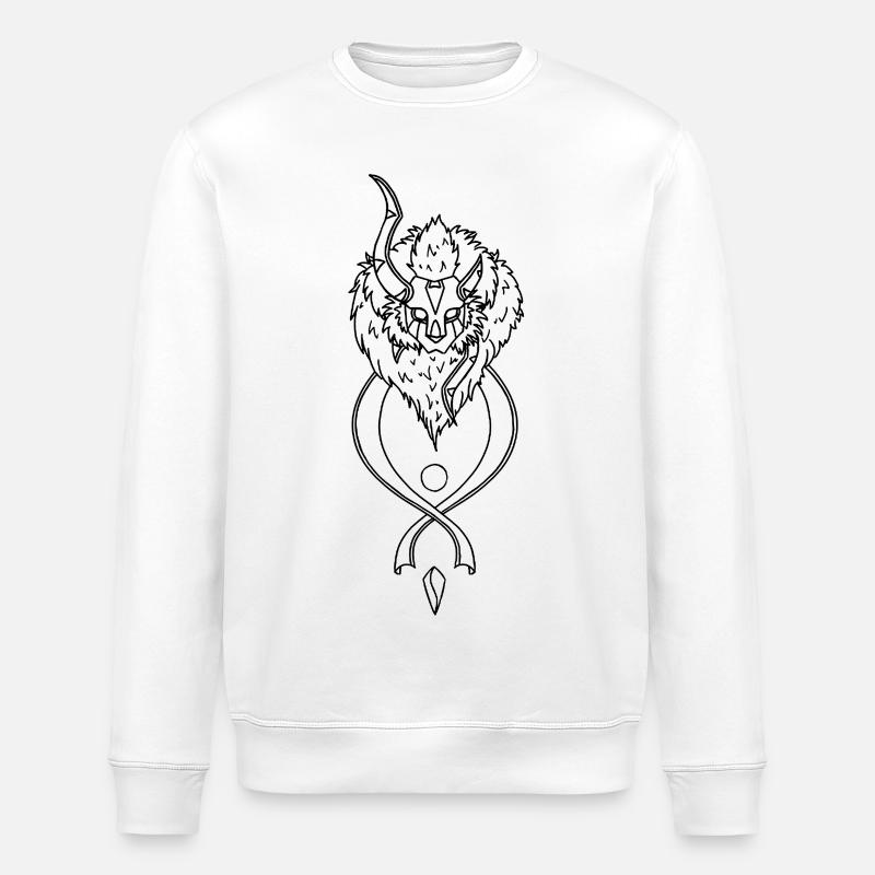 Lion Design - Sweat bio ROLLER Stanley/Stella Unisexe - blanc