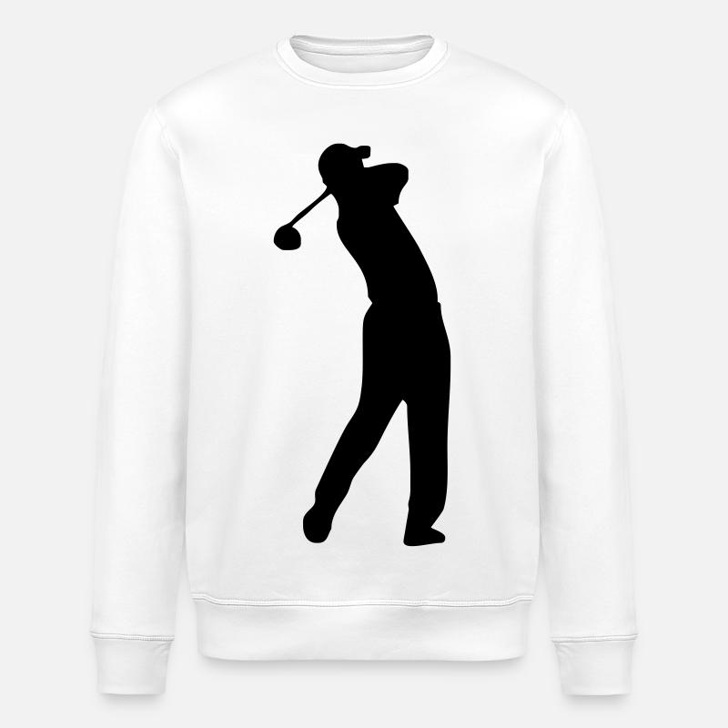 golf - Stanley/Stella ROLLER Unisex Organic Sweatshirt - white