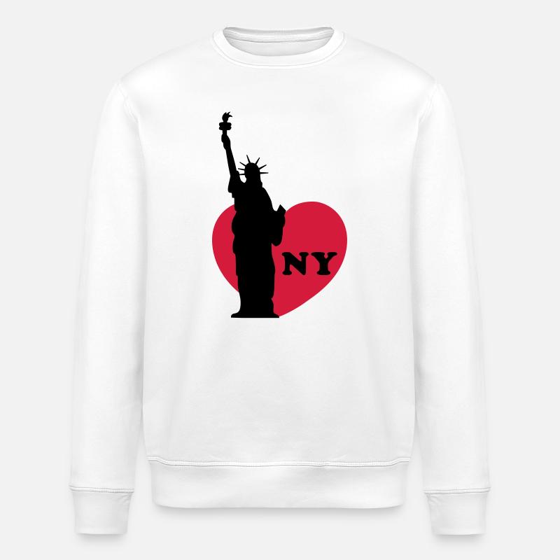 New York - Sweat bio ROLLER Stanley/Stella Unisexe - blanc