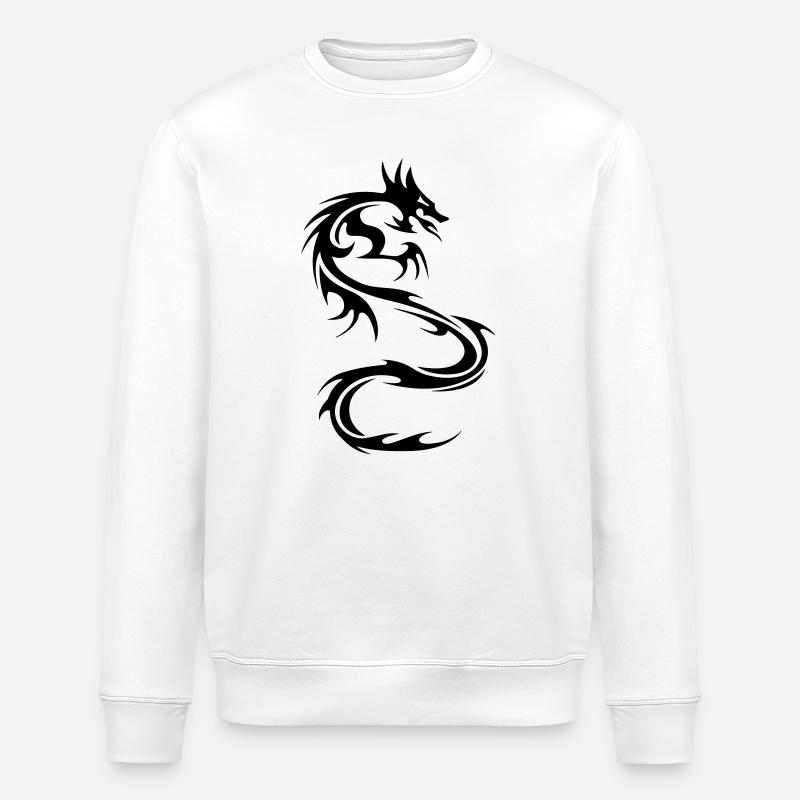 le dragon - Sweat bio ROLLER Stanley/Stella Unisexe - blanc