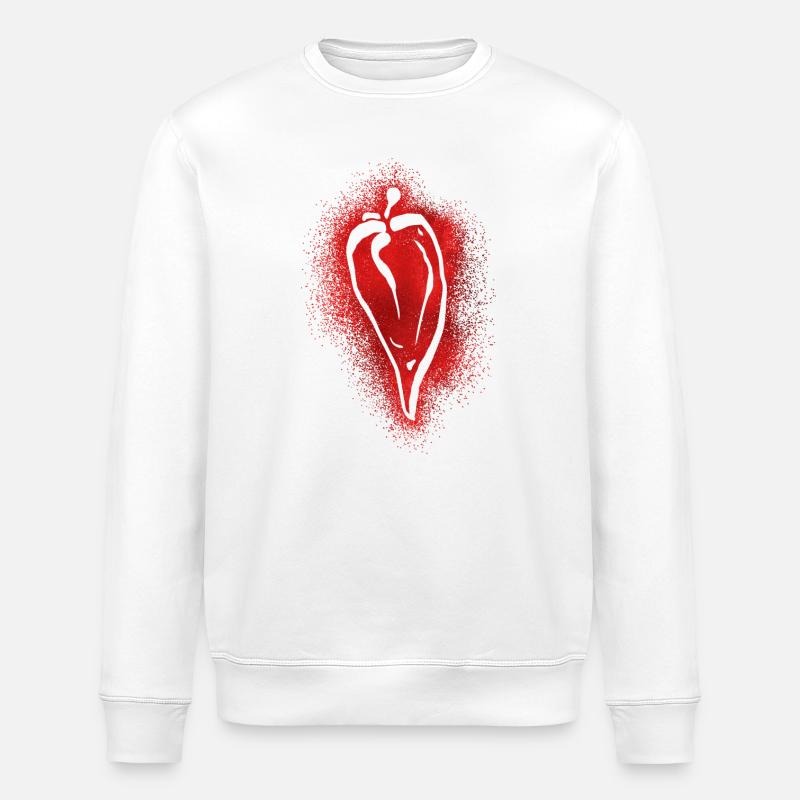 Red Hot Chilli Pepper - Stanley/Stella Unisex Bio-Sweatshirt ROLLER - Weiß