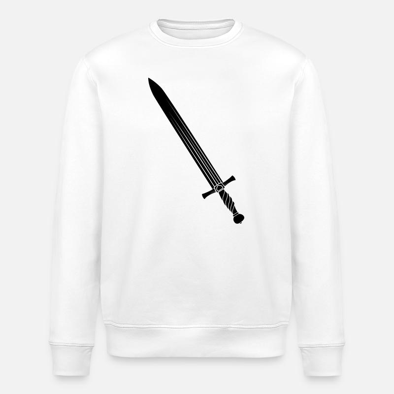 Épée - Sweat bio ROLLER Stanley/Stella Unisexe - blanc