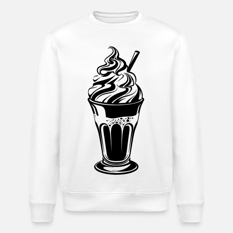 Eisbecher - Stanley/Stella Unisex Bio-Sweatshirt ROLLER - Weiß