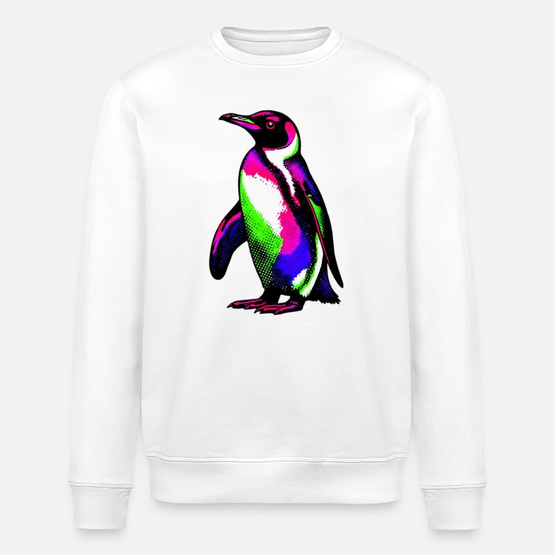 Penguin - Stanley/Stella ROLLER Unisex Organic Sweatshirt - white