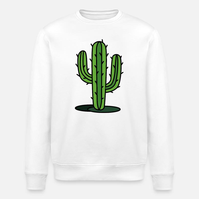 Cactus - Sweat bio ROLLER Stanley/Stella Unisexe - blanc