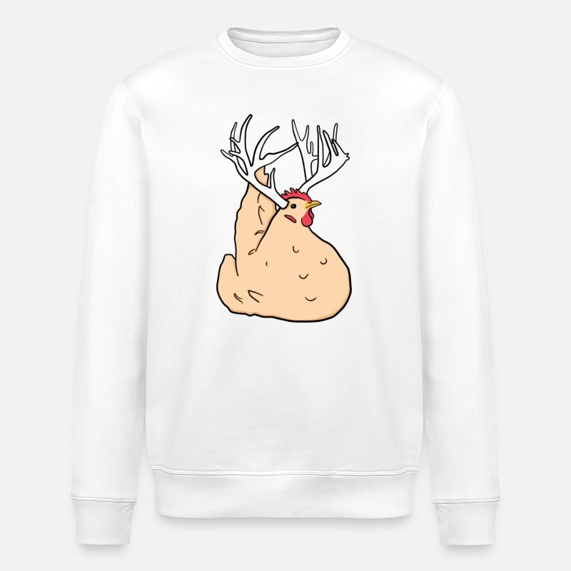 Orpingtons - Stanley/Stella ROLLER Unisex Organic Sweatshirt - white