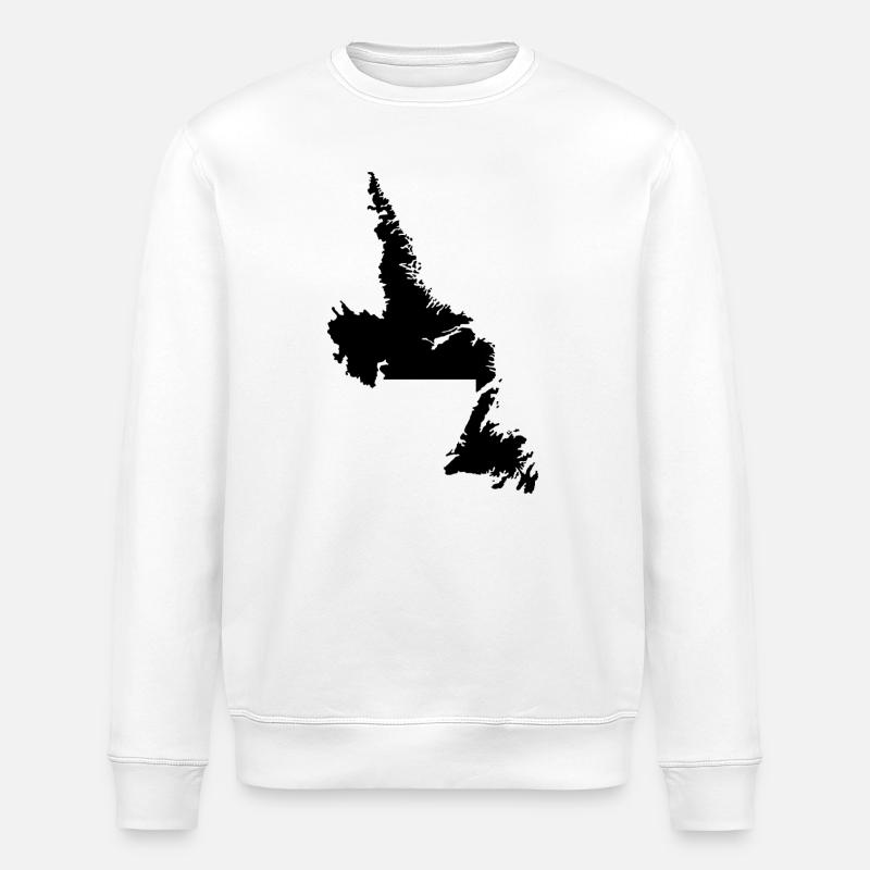 Terranova-Karte - Stanley/Stella Unisex Bio-Sweatshirt ROLLER - Weiß