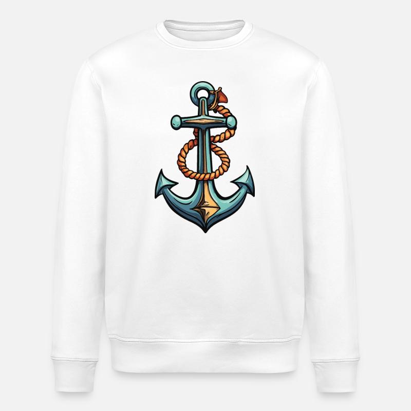 Anker Design - Stanley/Stella Unisex Bio-Sweatshirt ROLLER - Weiß
