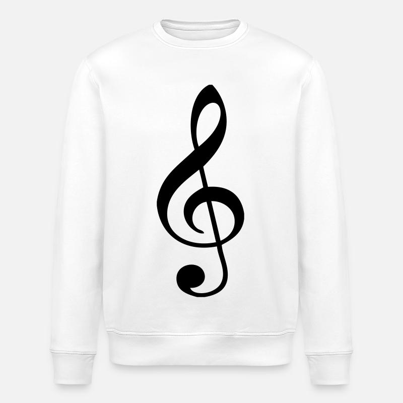 Clef - Sweat bio ROLLER Stanley/Stella Unisexe - blanc