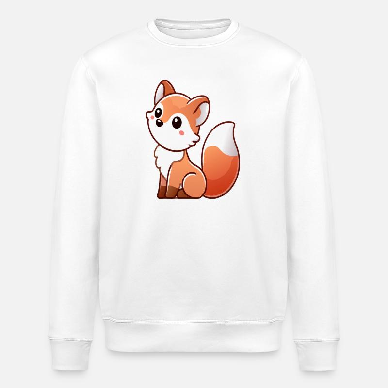 Renard - Sweat bio ROLLER Stanley/Stella Unisexe - blanc