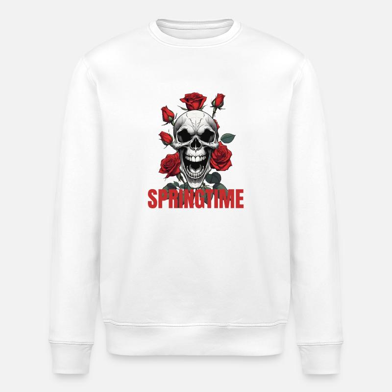 Springtime - Stanley/Stella Unisex Bio-Sweatshirt ROLLER - Weiß