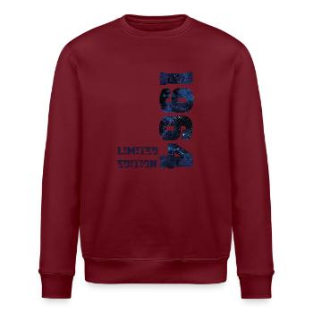 Galaxis Limited Edition 1964 60. Geburtstag - Stanley/Stella Unisex Bio-Sweatshirt ROLLER - Weiß - Vorne - Nik (191cm)