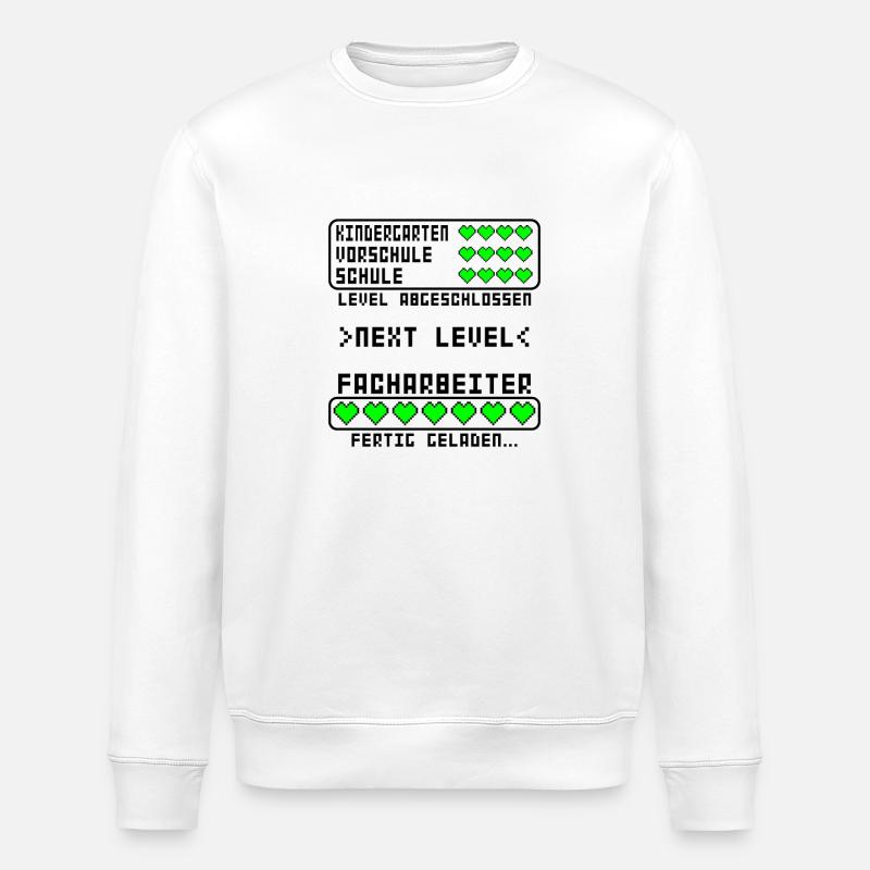 Facharbeiter Prüfung Facharbeiterprüfung bestanden - Stanley/Stella Unisex Bio-Sweatshirt ROLLER - Weiß