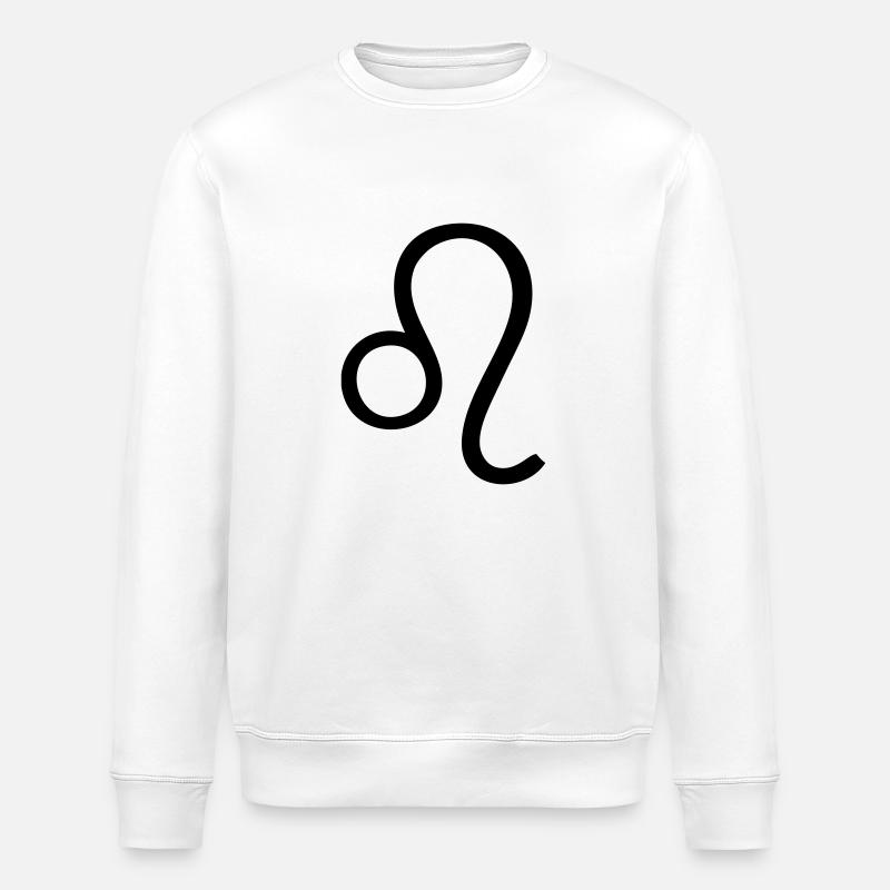Löwe Astro Symbol - Stanley/Stella Unisex Bio-Sweatshirt ROLLER - Weiß