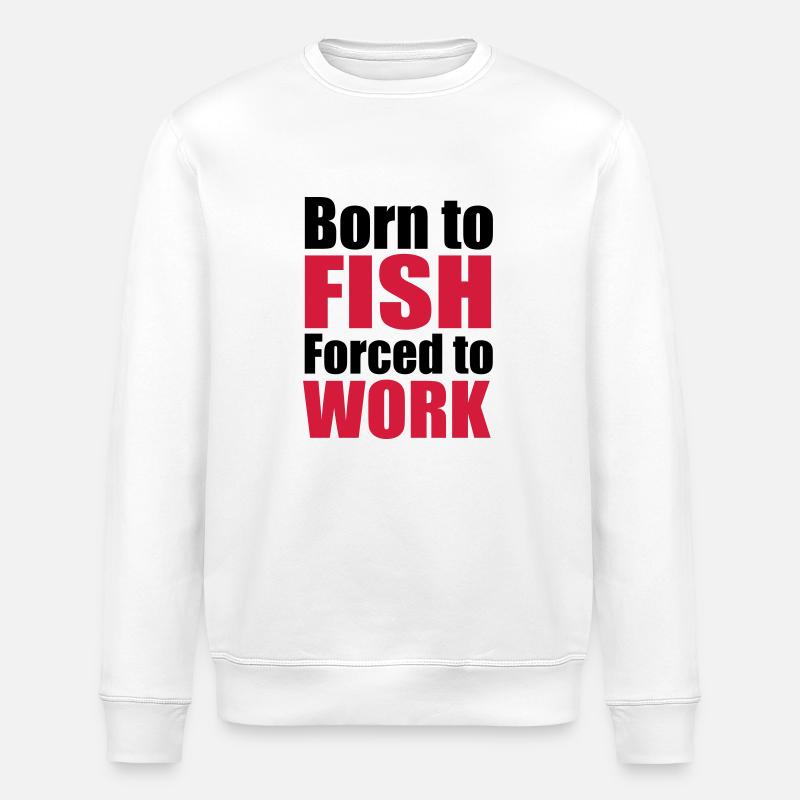 poisson - Sweat bio ROLLER Stanley/Stella Unisexe - blanc