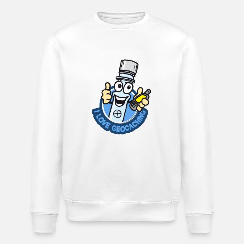 PETti the PETling - Stanley/Stella Unisex Bio-Sweatshirt ROLLER - Weiß