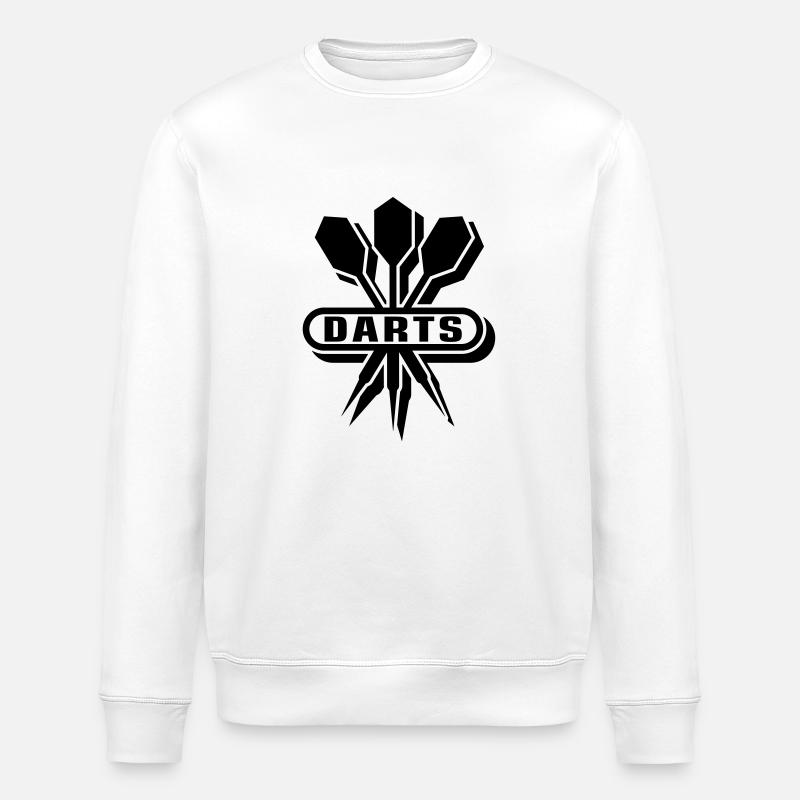 darts1__f1 - Stanley/Stella Unisex Bio-Sweatshirt ROLLER - Weiß