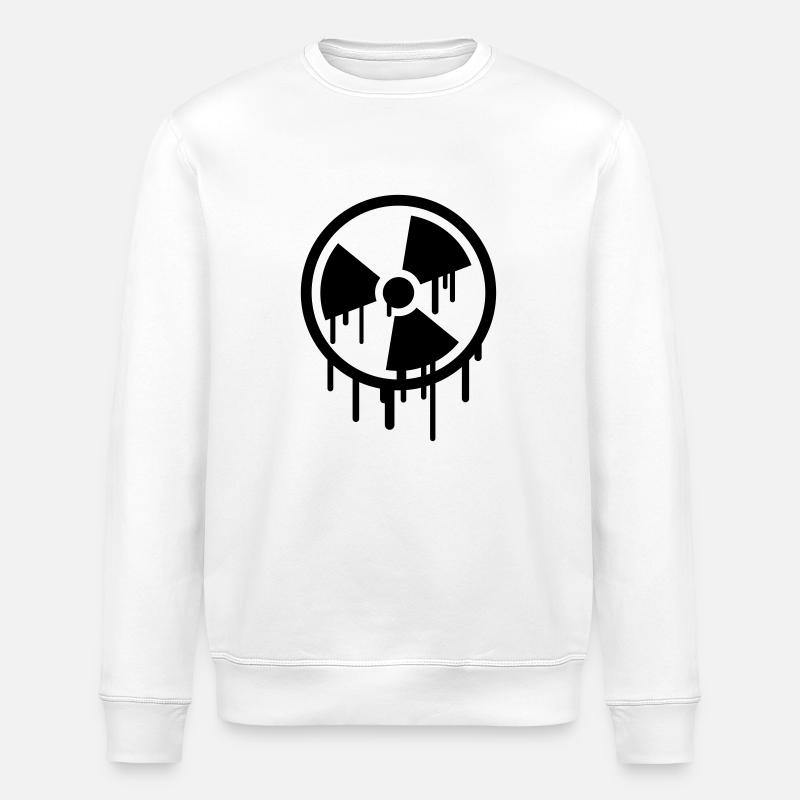 Atom Symbol Graffiti - Sweat bio ROLLER Stanley/Stella Unisexe - blanc