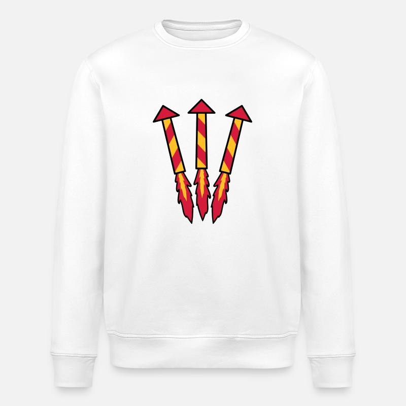 Firework Rockets - Sweat bio ROLLER Stanley/Stella Unisexe - blanc