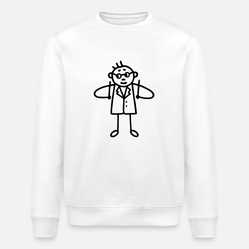 Dirigent -Tommler - Stanley/Stella Unisex Bio-Sweatshirt ROLLER - Weiß