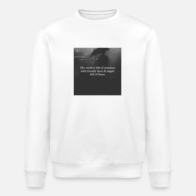 Monsters & Angels - Sweat bio ROLLER Stanley/Stella Unisexe - blanc