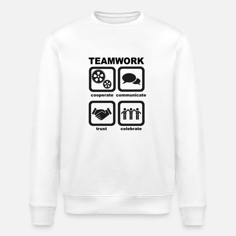 Teamwork - Stanley/Stella Unisex Bio-Sweatshirt ROLLER - Weiß