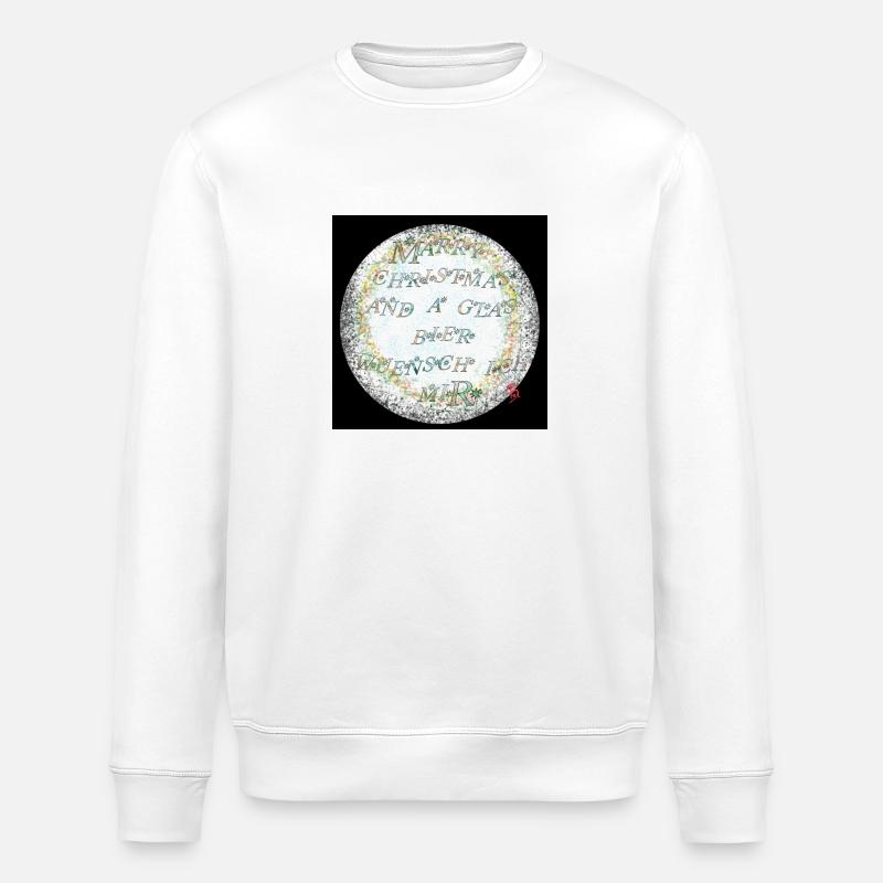 Noël - Sweat bio ROLLER Stanley/Stella Unisexe - blanc