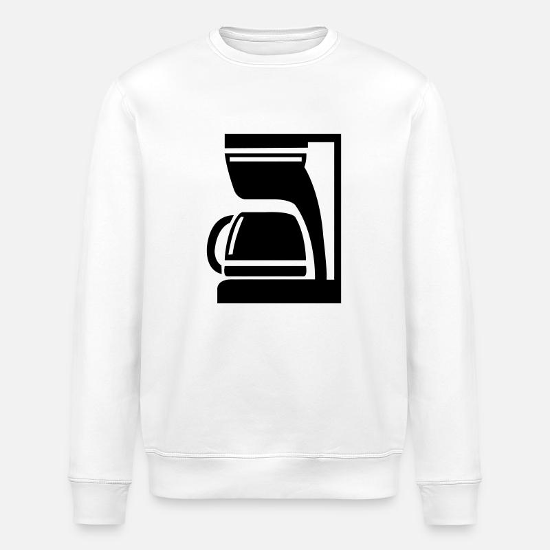 Coffee Maker Espresso - Stanley/Stella ROLLER Unisex Organic Sweatshirt - white