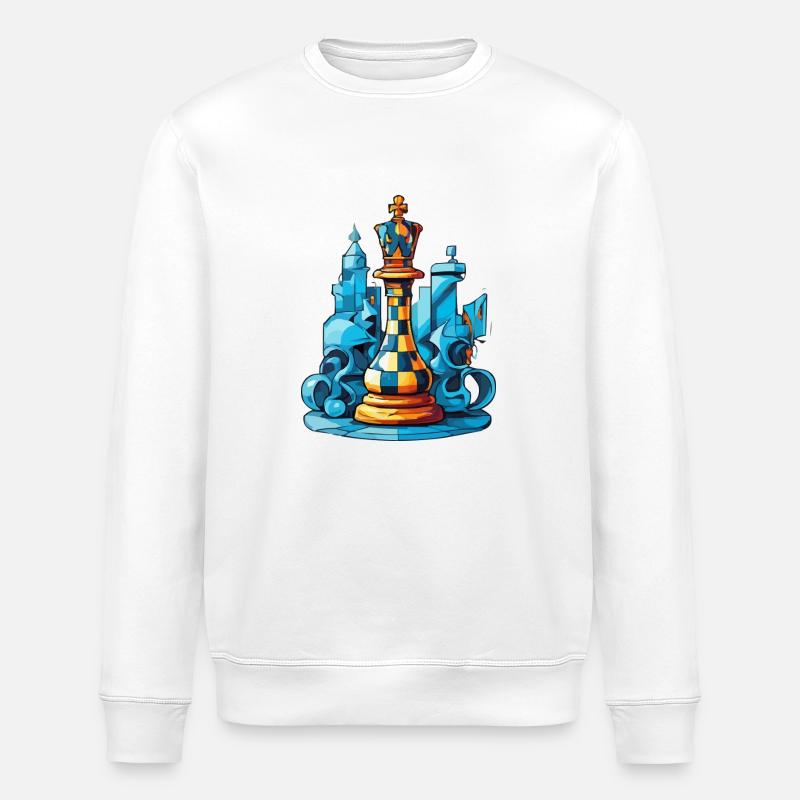 Schach König - Stanley/Stella Unisex Bio-Sweatshirt ROLLER - Weiß