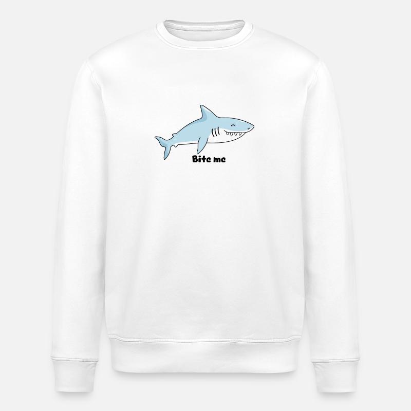 Hai und Humor - Stanley/Stella Unisex Bio-Sweatshirt ROLLER - Weiß