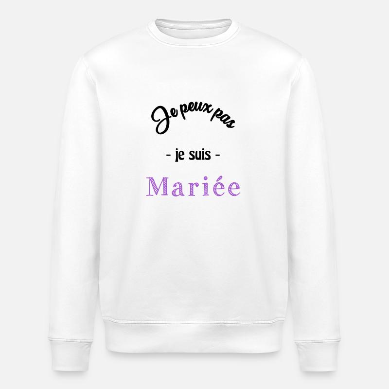MARIEE. EVJF - Sweat bio ROLLER Stanley/Stella Unisexe - blanc