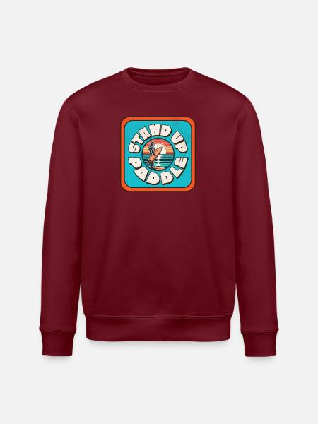 SUP Stand up Paddling - Stanley/Stella ROLLER Unisex Organic Sweatshirt - white