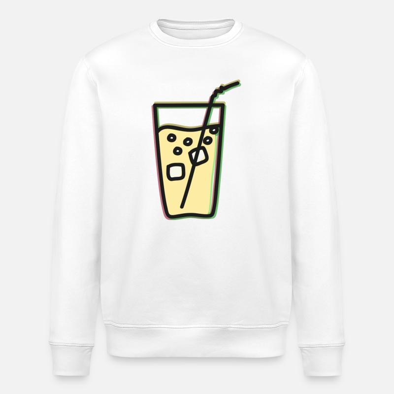 Refreshing lemonade / juice / juice - RGB - Stanley/Stella ROLLER Unisex Organic Sweatshirt - white
