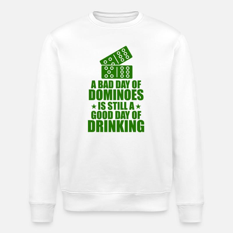 Domino Design - Stanley/Stella Unisex Bio-Sweatshirt ROLLER - Weiß