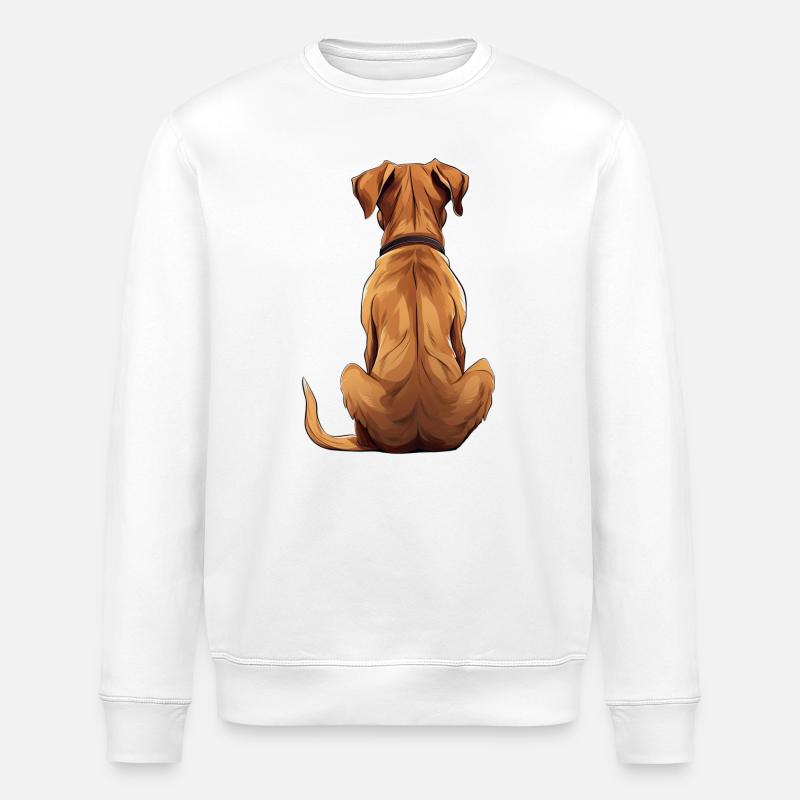 Rhodesian Ridgeback - Sweat bio ROLLER Stanley/Stella Unisexe - blanc