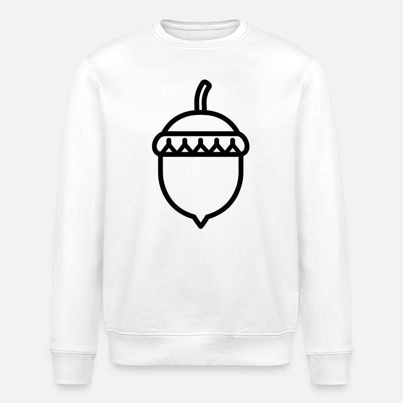 Eiche - Stanley/Stella Unisex Bio-Sweatshirt ROLLER - Weiß