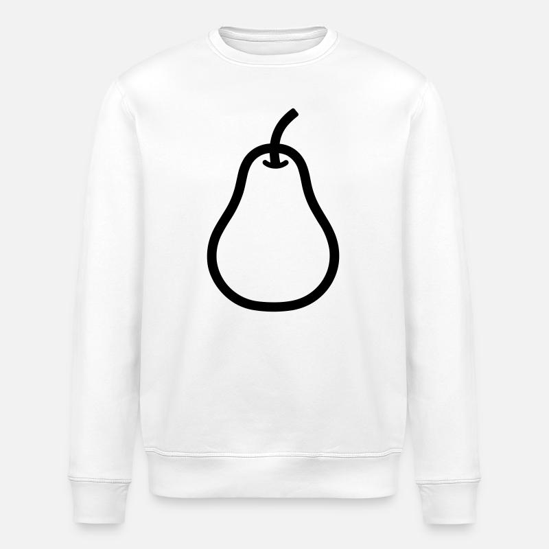 Birne - Stanley/Stella Unisex Bio-Sweatshirt ROLLER - Weiß