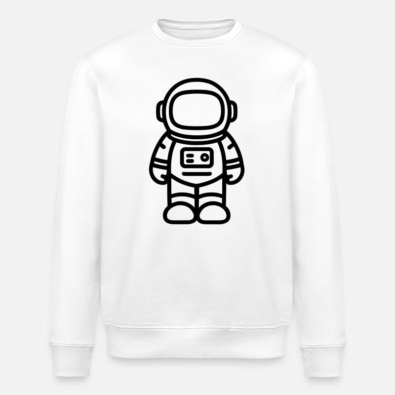 astronaute - Sweat bio ROLLER Stanley/Stella Unisexe - blanc