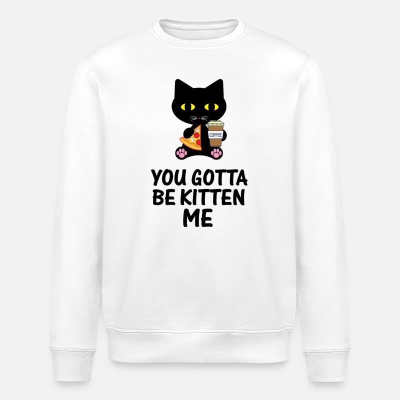 Chaton Chat - Sweat bio ROLLER Stanley/Stella Unisexe - blanc