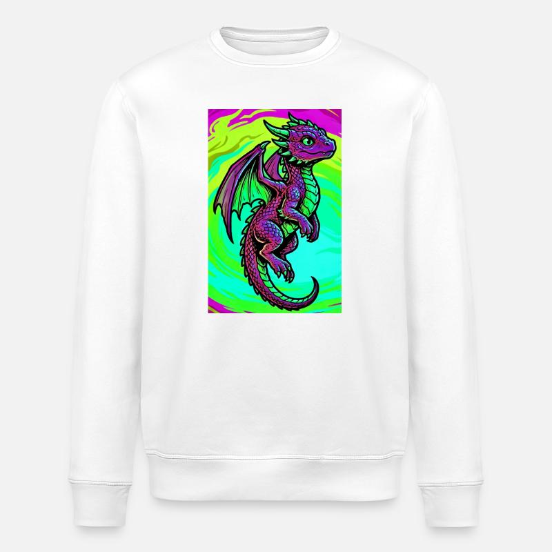 dragon - Sweat bio ROLLER Stanley/Stella Unisexe - blanc