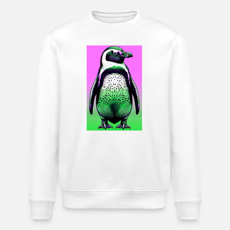 Pinguin - Stanley/Stella Unisex Bio-Sweatshirt ROLLER - Weiß