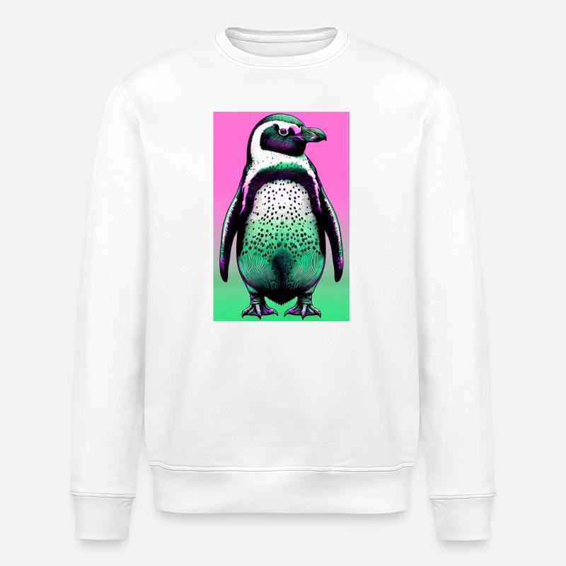 Pinguin - Stanley/Stella Unisex Bio-Sweatshirt ROLLER - Weiß
