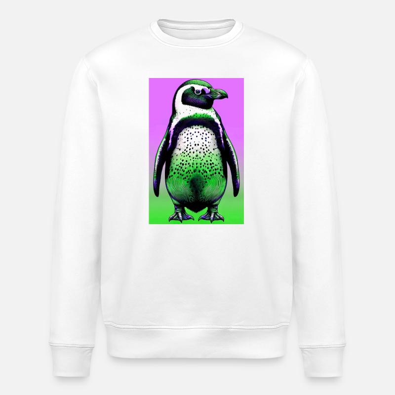 Pinguin - Stanley/Stella Unisex Bio-Sweatshirt ROLLER - Weiß