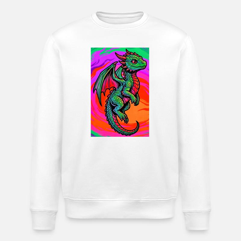 dragon - Sweat bio ROLLER Stanley/Stella Unisexe - blanc