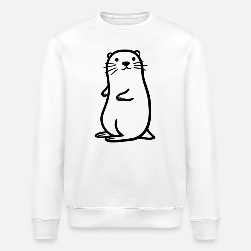 Otter - Stanley/Stella Unisex Bio-Sweatshirt ROLLER - Weiß