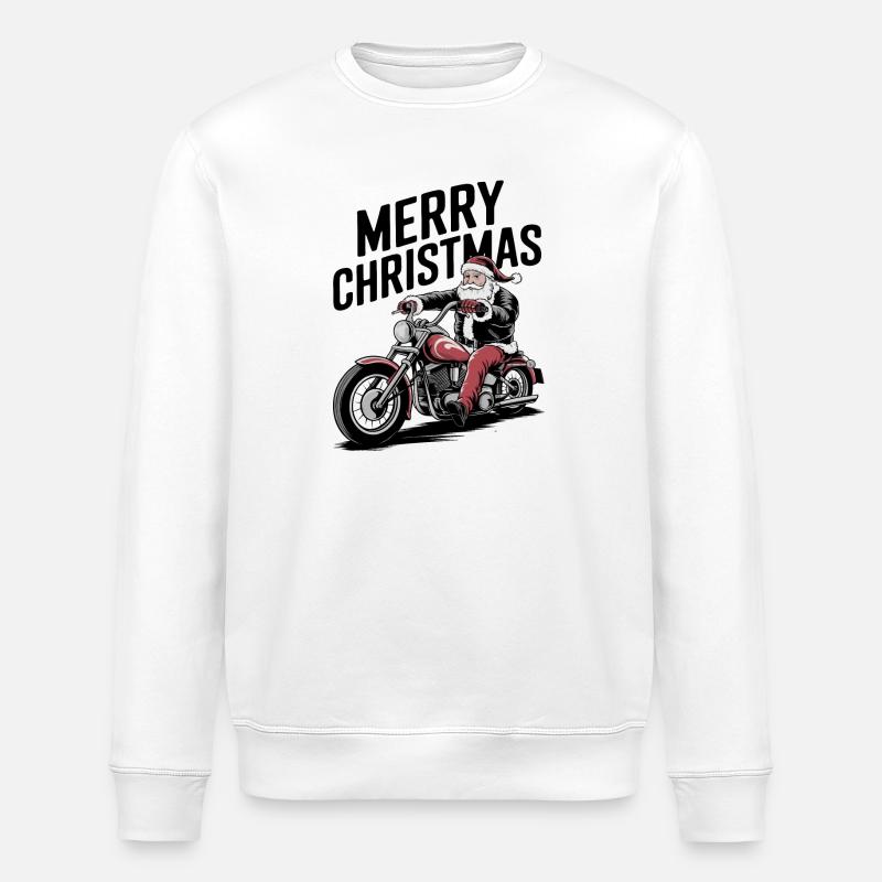 Joyeux Noël - Sweat bio ROLLER Stanley/Stella Unisexe - blanc