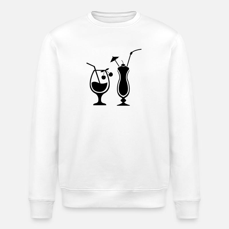 Cocktails - Sweat bio ROLLER Stanley/Stella Unisexe - blanc