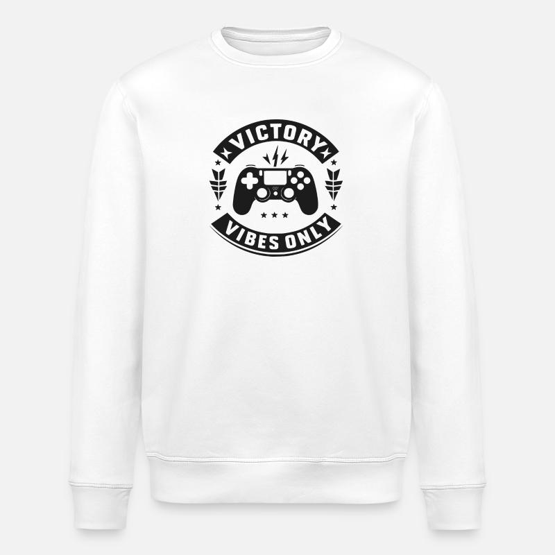 Nur Siegesstimmung - Stanley/Stella Unisex Bio-Sweatshirt ROLLER - Weiß