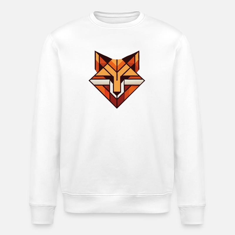 Renard - Sweat bio ROLLER Stanley/Stella Unisexe - blanc